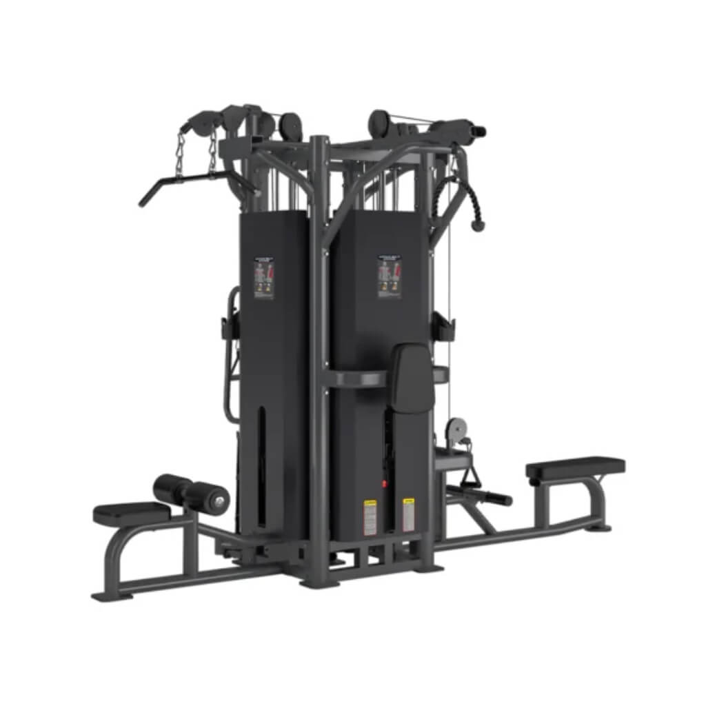 4 Station Lat Pull/Low Row/Tricep gym