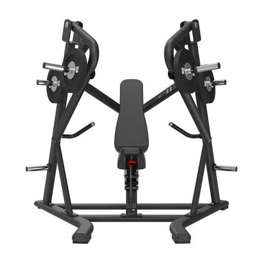 Attack Strength Decline Chest Press Matte Black Adjustable Seat