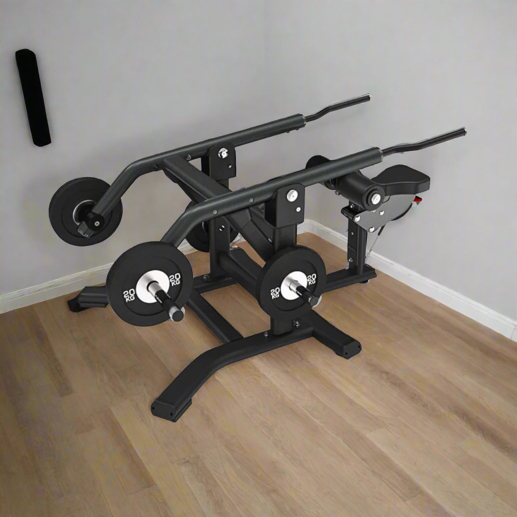 Attack Strength Adjustable Plate Loaded Tricep Press - Matte Black - home gym