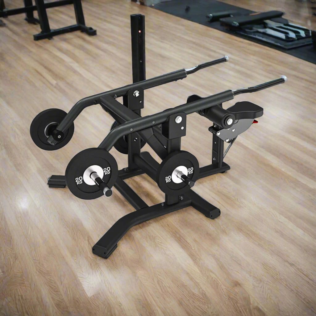 Attack Strength Adjustable Plate Loaded Tricep Press - Matte Black - gym setting