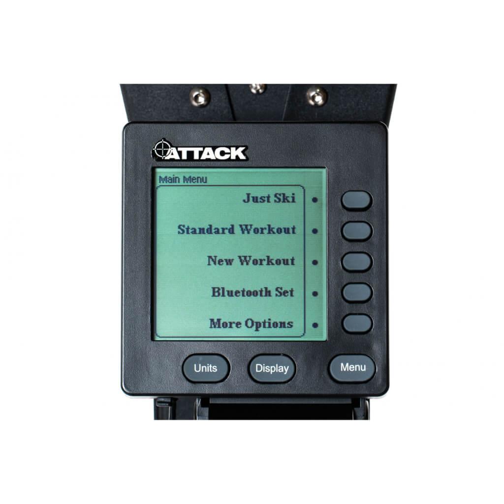 Attack Fitness Ski Attack - Ski Trainer for Full-Body Workout - Monitor
