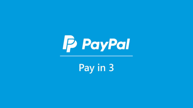 Pay in 3 instalments with PayPal image