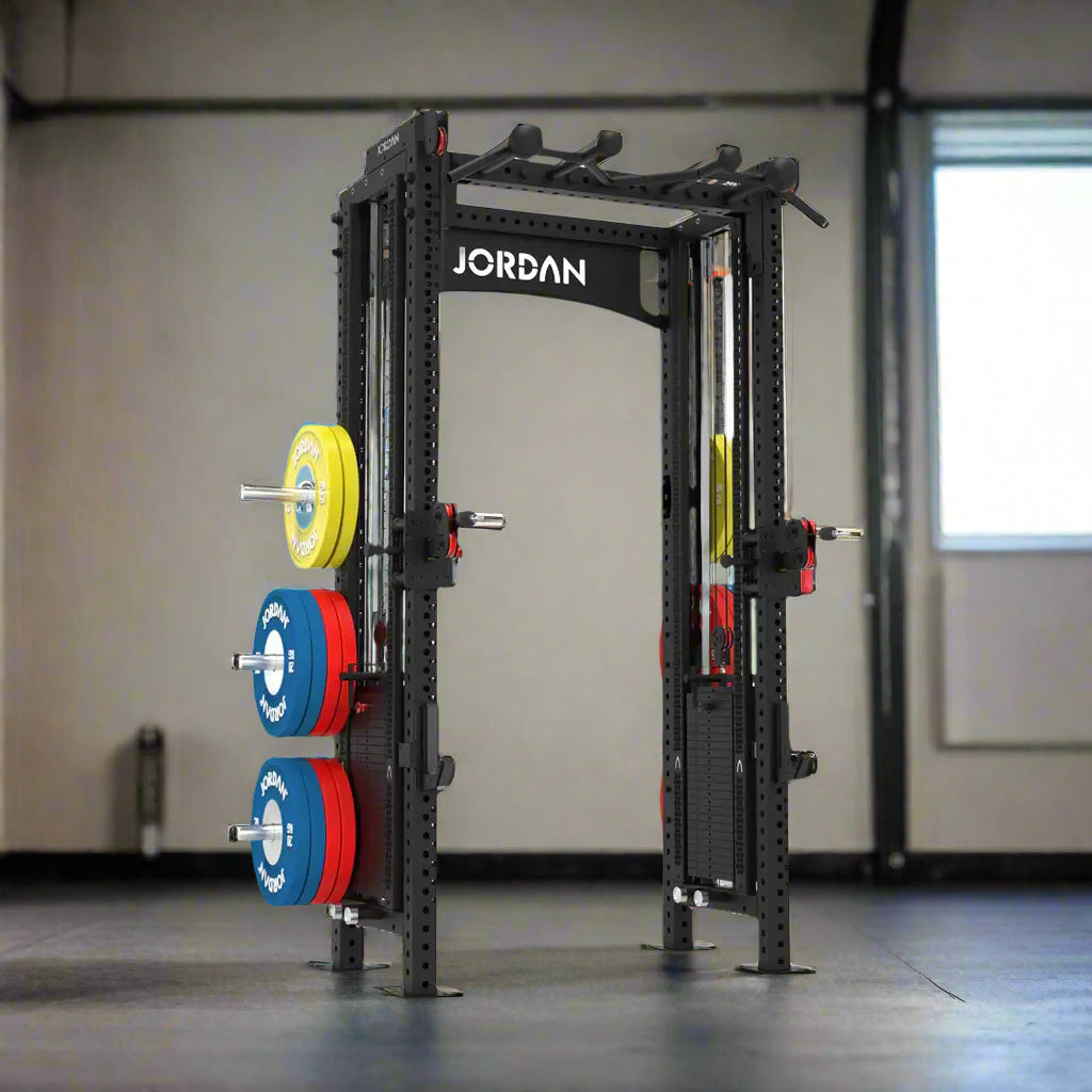 J75 Cable Rack FullAngle gym setting