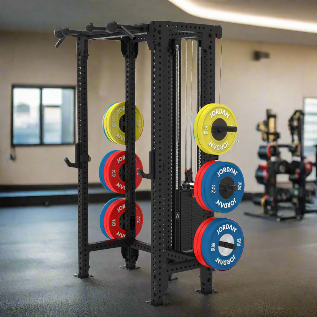 J75T Rack Includes J-Hooks gym setting