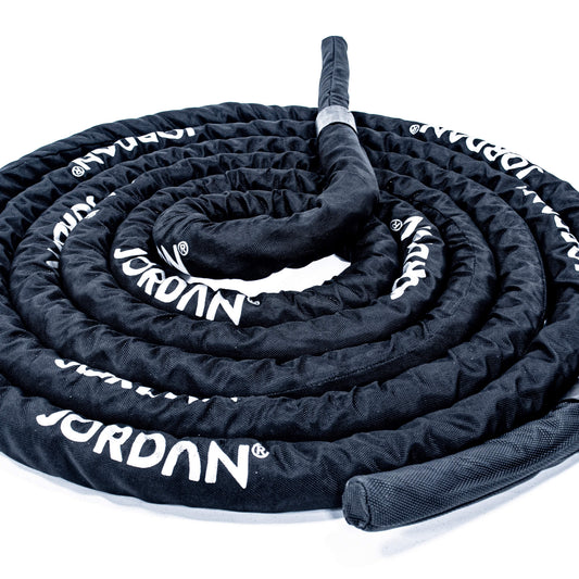 Jordan Fitness Battle Ropes - Full-Body Workout, Durable and Versatile - black - 50mm diameter - 15m long