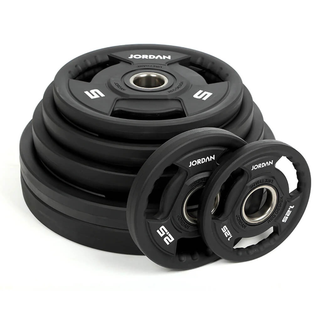Jordan Fitness Urethane Olympic Plates - Durable and Stylish Weightlifting Discs