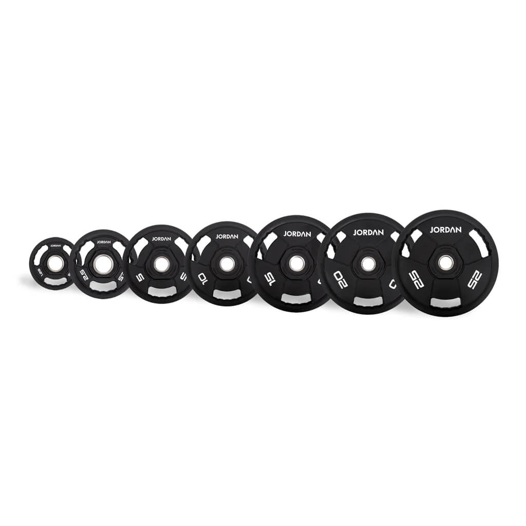 Jordan Fitness Urethane Olympic Plates - Durable and Stylish Weightlifting Discs