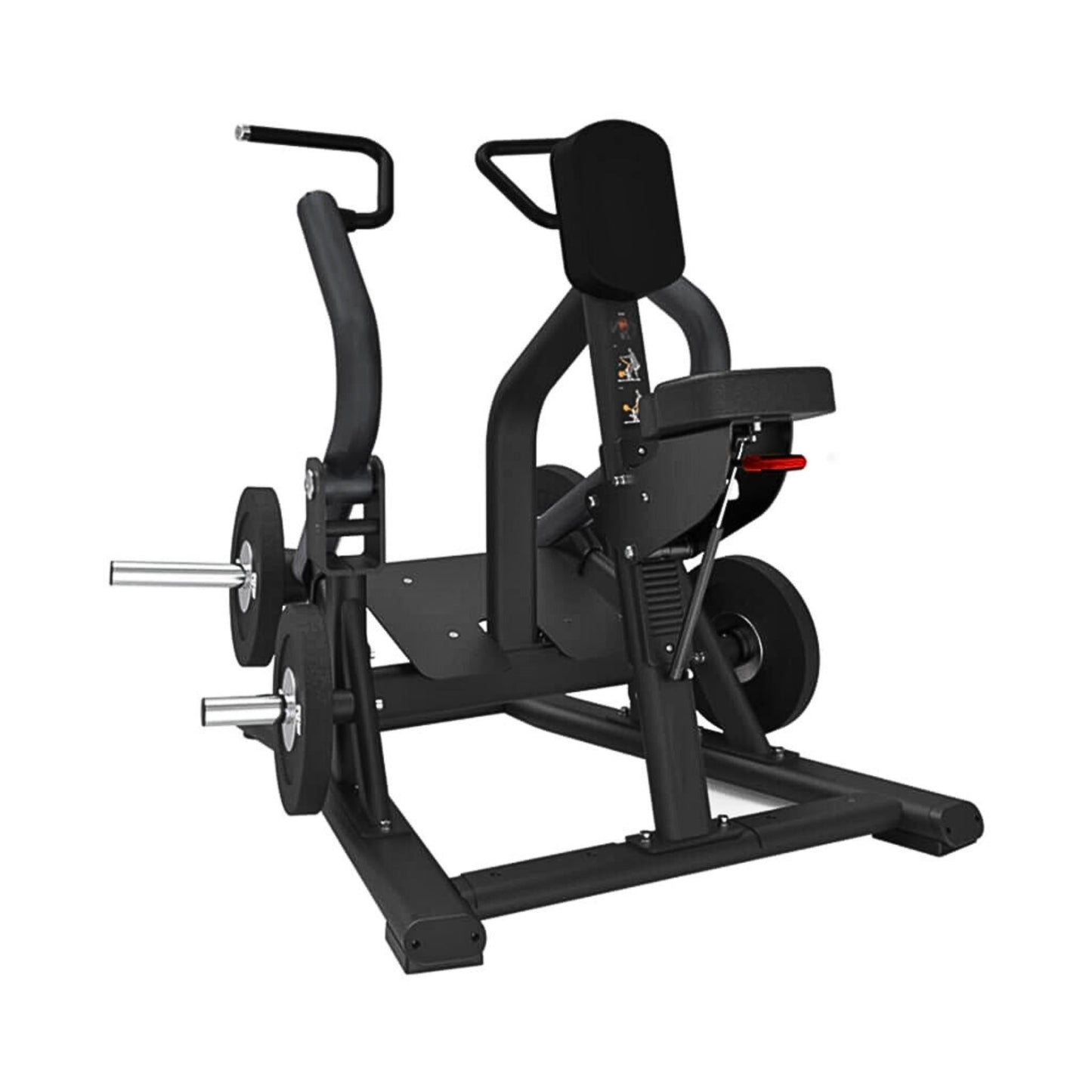 Attack Strength Adjustable Plate Loaded Row - Matte Black