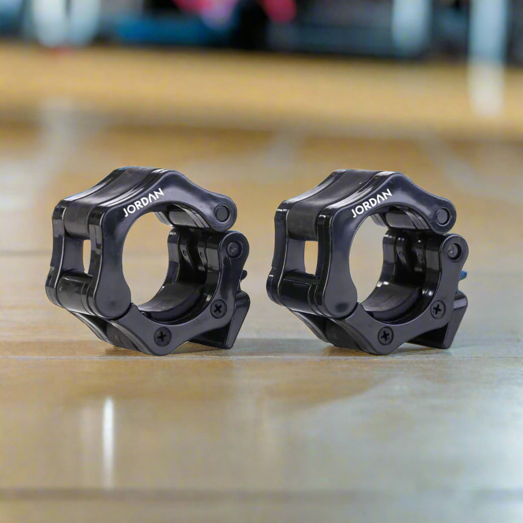 Olympic Quick Lock collars, pair, Black