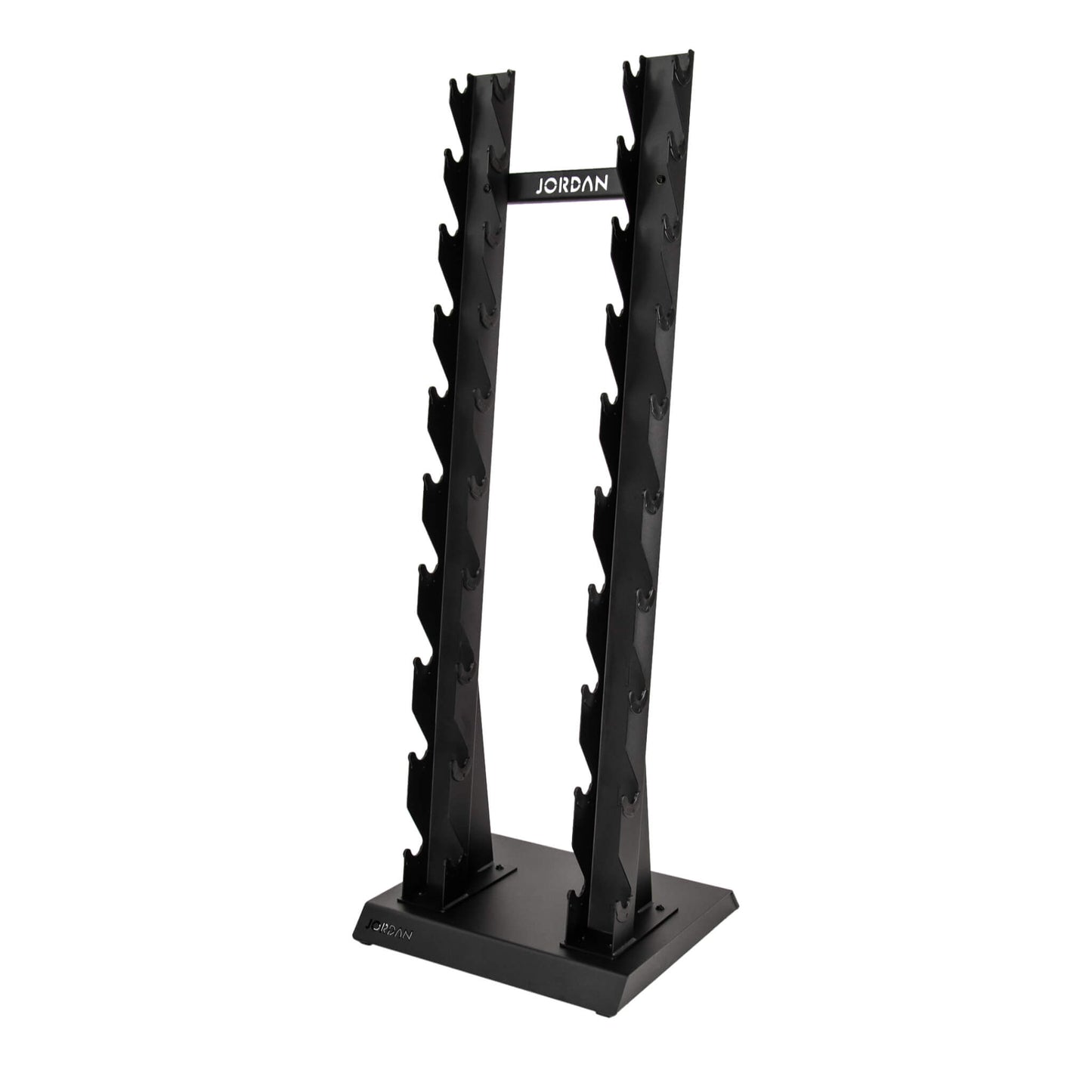 10 Pair Vertical Dumbbell Rack 2kg-20kg - Black
