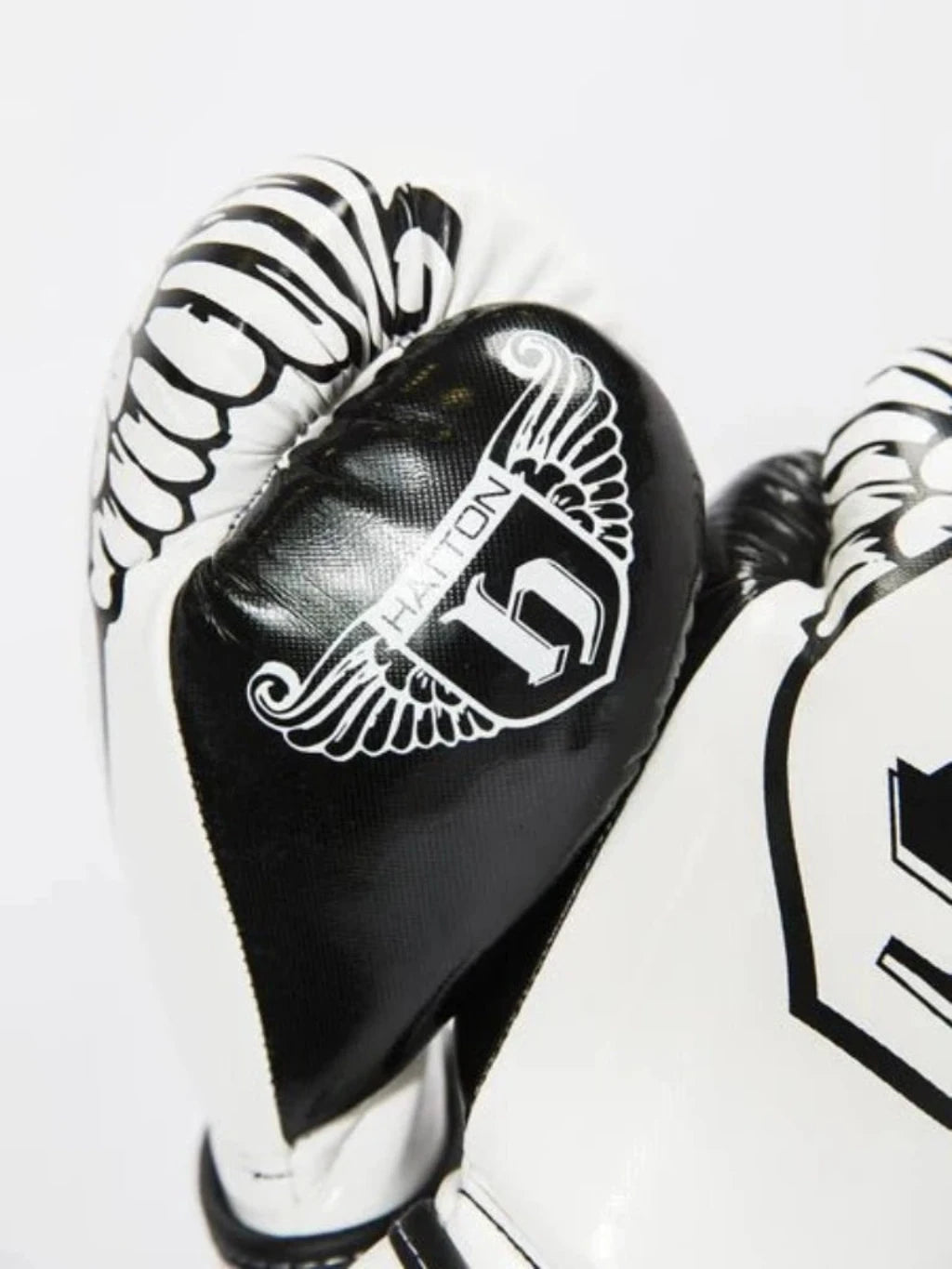 Hatton PU CoolFlow Fitness Gloves (Pair) - Black and White