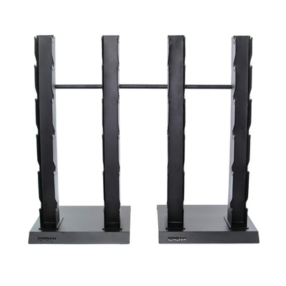 12 Pair Vertical Dumbbell Rack 2.5kg-30kg - Black