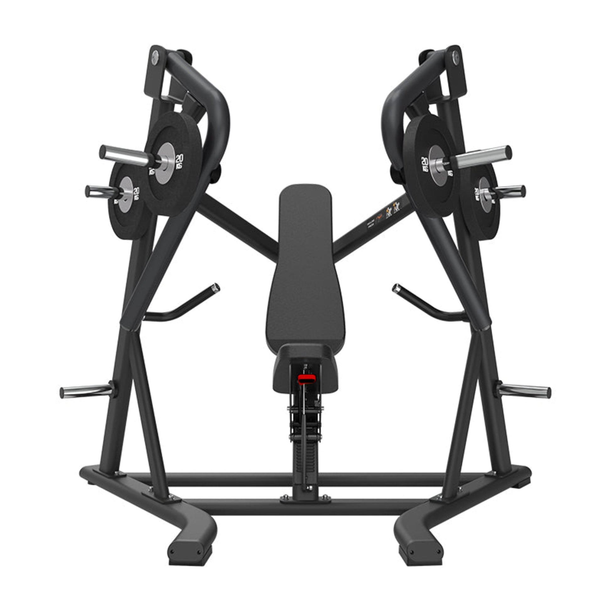 Attack Strength Decline Chest Press Matte Black Adjustable Seat