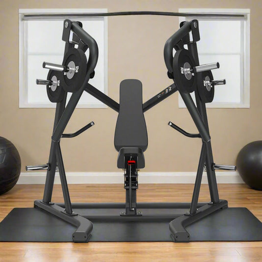 Attack Strength Decline Chest Press Matte Black - Adjustable Seat home gym