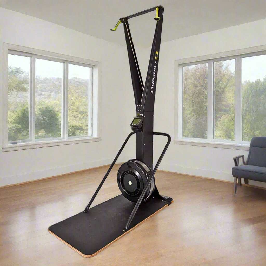 Concept2 Ski Erg - black in a home gym setting