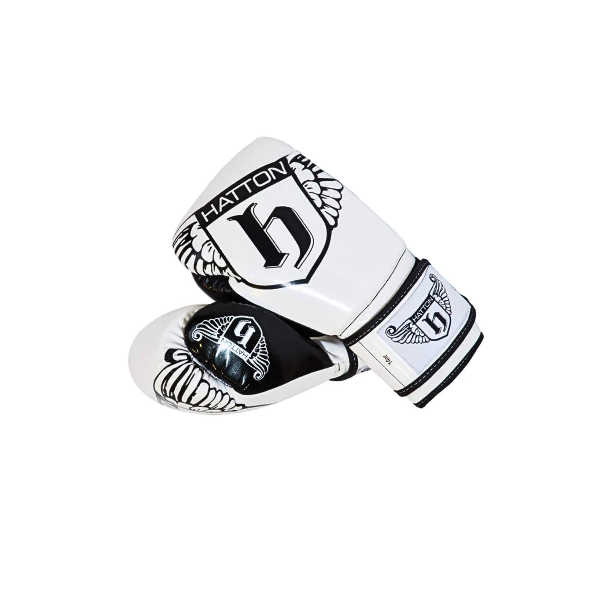 Hatton PU CoolFlow Fitness Gloves 10oz  in black and white