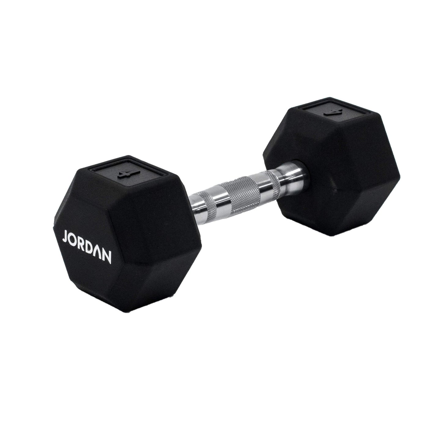 Introducing Our Upgraded Jordan Urethane HEX Dumbbells  The perfect addition to any home gym, smaller commercial clubs, or CrossFit Boxes, the Jordan Urethane HEX Dumbbells are engineered to provide a superior workout. black 4kg