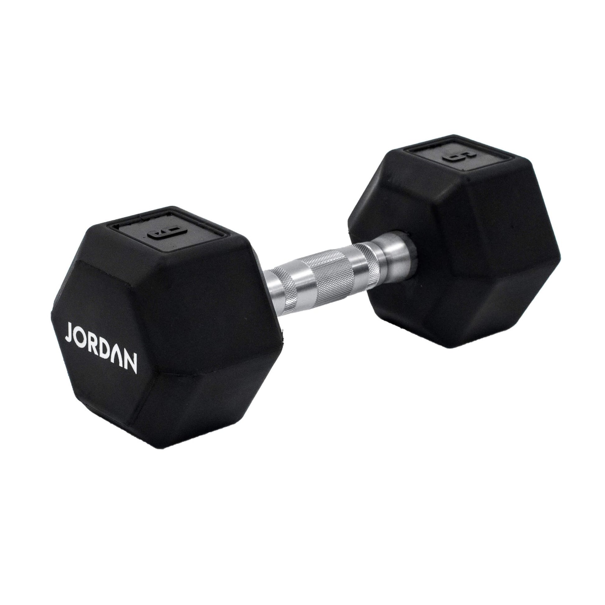 Introducing Our Upgraded Jordan Urethane HEX Dumbbells  The perfect addition to any home gym, smaller commercial clubs, or CrossFit Boxes, the Jordan Urethane HEX Dumbbells are engineered to provide a superior workout. black 9kg