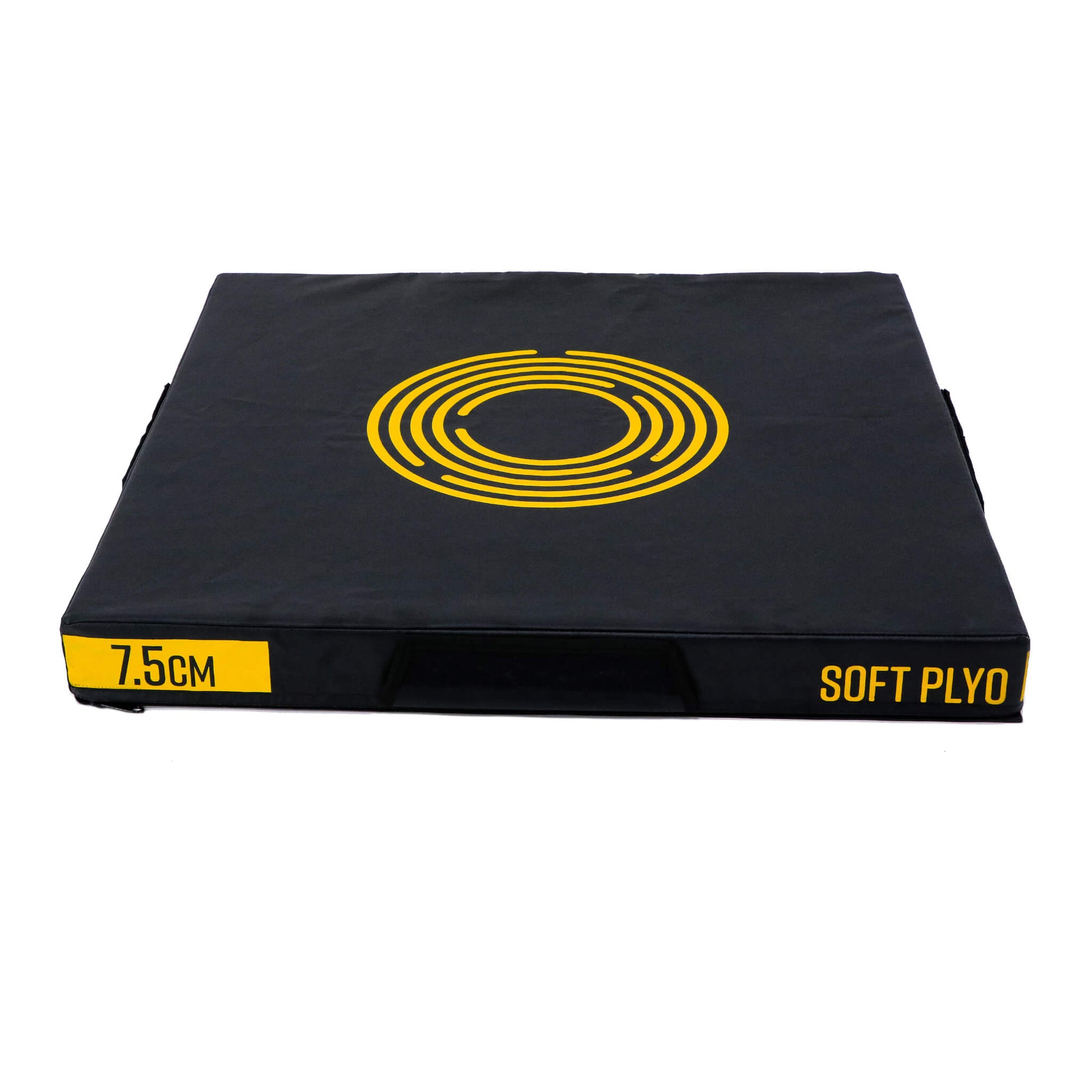 Jordan Fitness 3 Soft Plyo Box -Black and Yellow. Made of high-density foam blocks covered in non-slip vinyl