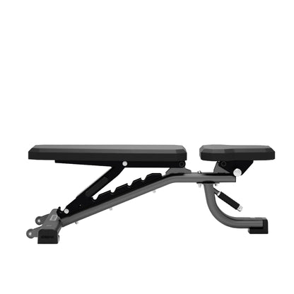 Jordan Fitness Adjustable Weight Bench-Flat-Grey