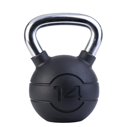 Jordan Fitness- Kettlebells - Chrome Handle With Black Rubber coating weight - 14kg