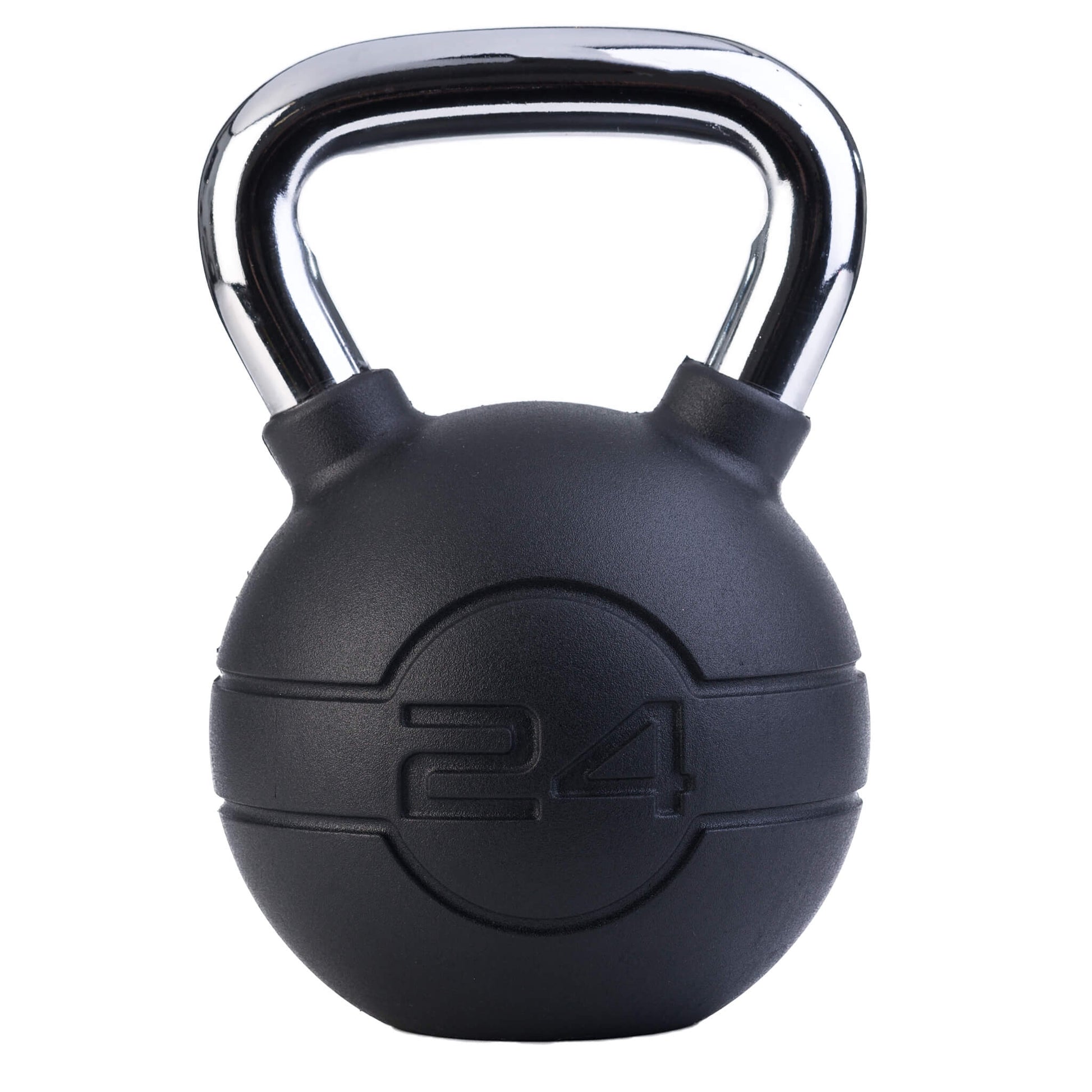 Jordan Fitness- Kettlebells - Chrome Handle With Black Rubber coating weight - 24kg