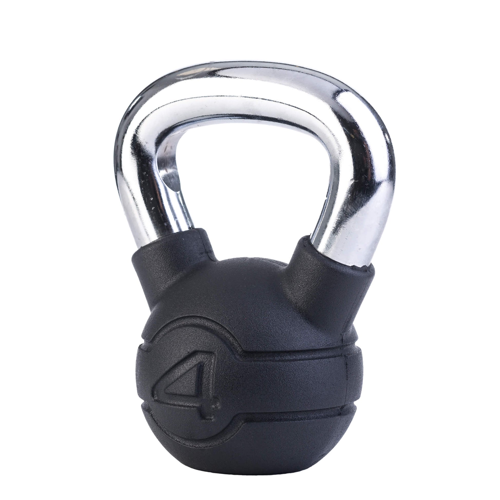 Jordan Fitness- Kettlebells - Chrome Handle With Black Rubber coating weight - 4kg