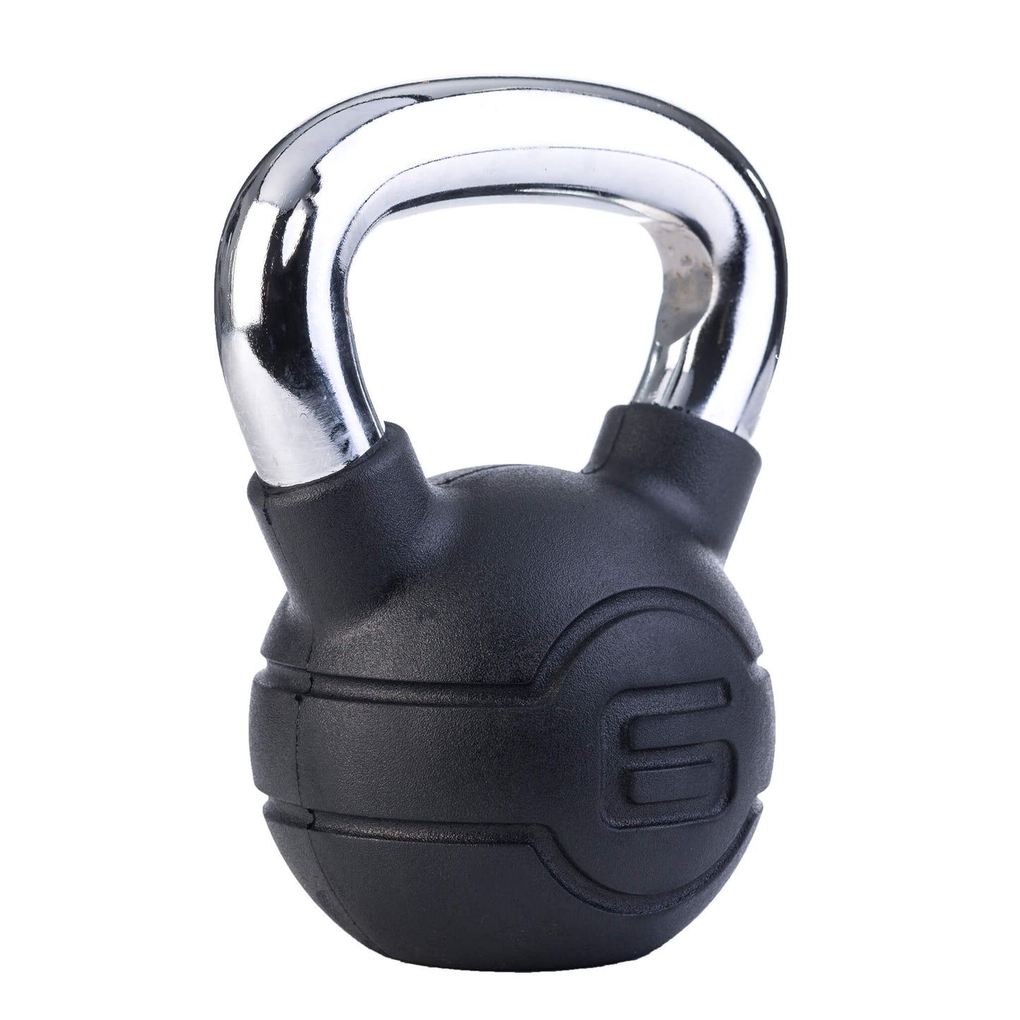 Jordan Fitness- Kettlebells - Chrome Handle With Black Rubber coating weight - 6kg