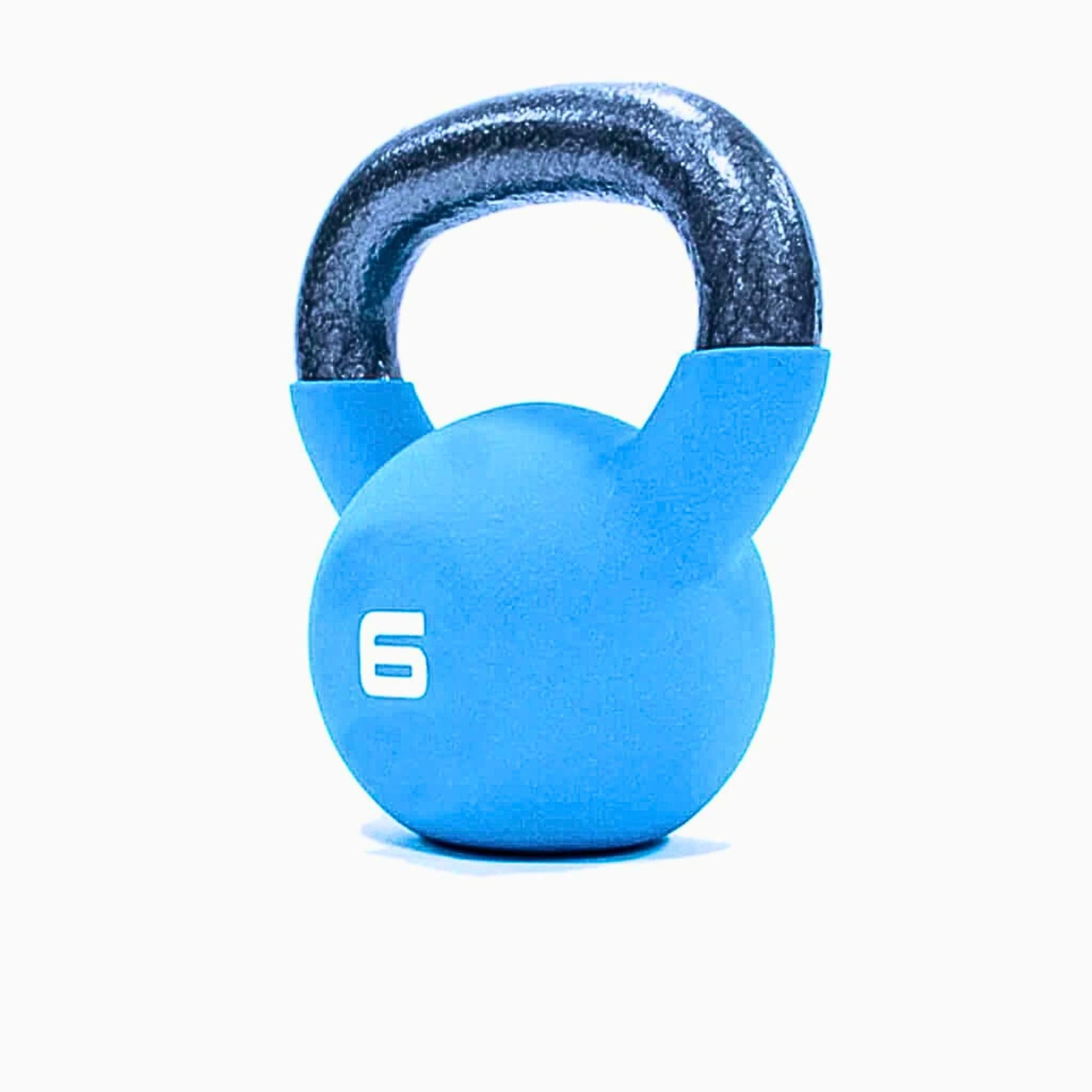 Jordan Fitness Neoprene Covered Kettlebell blue 6kg