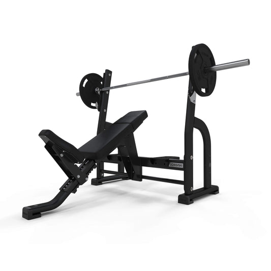 Jordan Fitness Olympic Incline Bench - Black