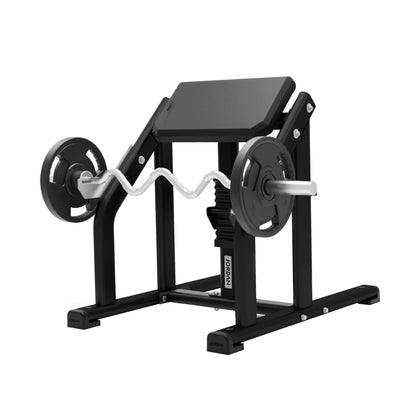 Jordan Fitness Seated Preacher Curl Bench in the colour Black