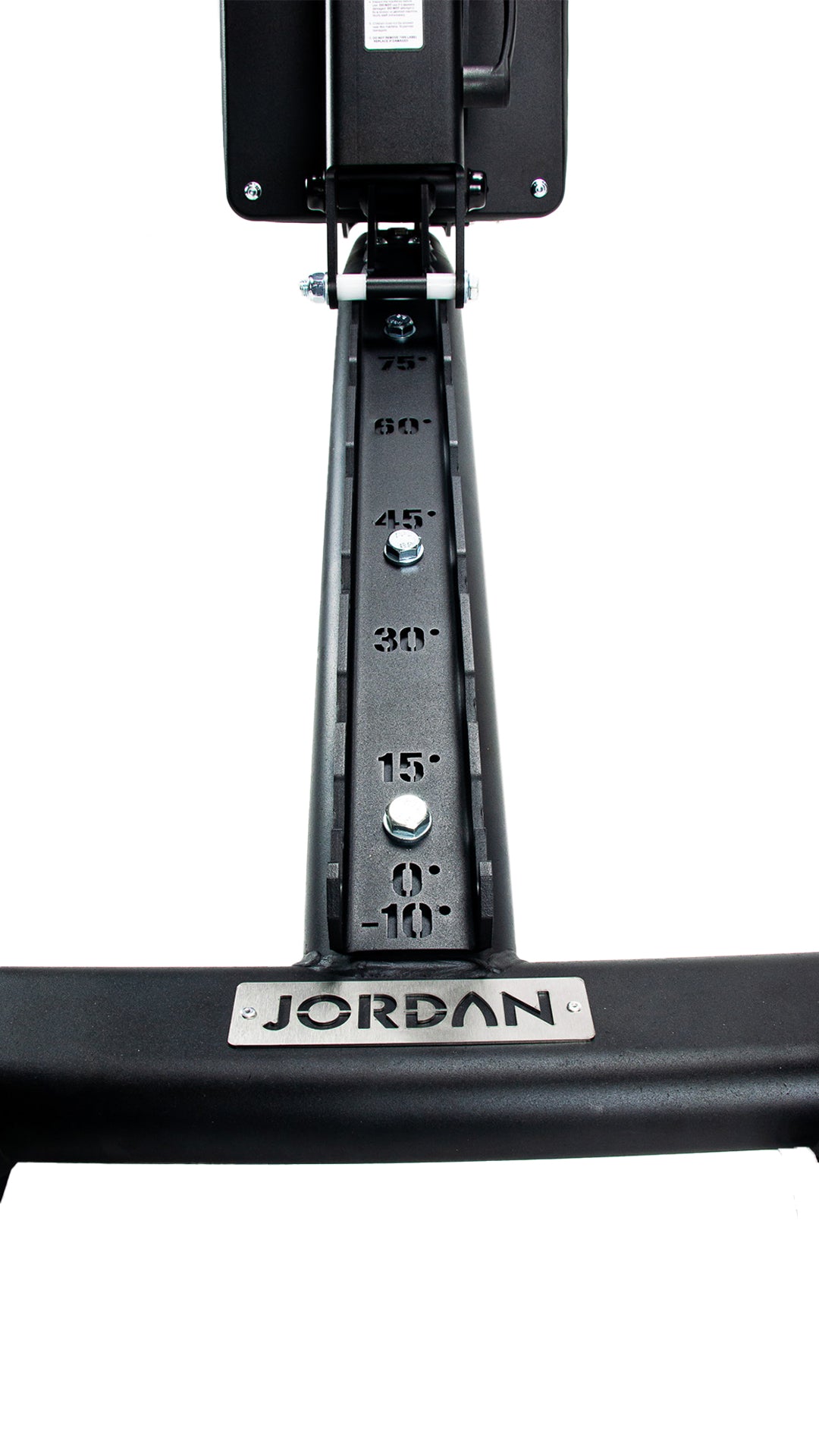 Jordan Fitness Adjustable Weight Bench Vertical View 