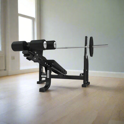 Jordan Fitness Olympic Decline Bench - Black - home gym setting