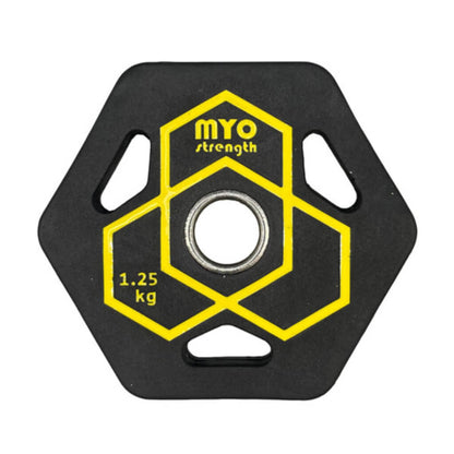 MYO Strength Studio Rep Set 1.25kg weight plate yellow