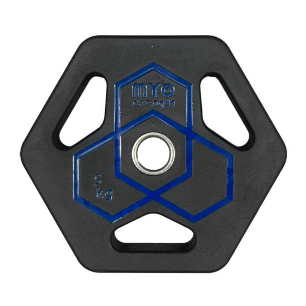 MYO Strength Studio Rep Set 5kg weight plate blue