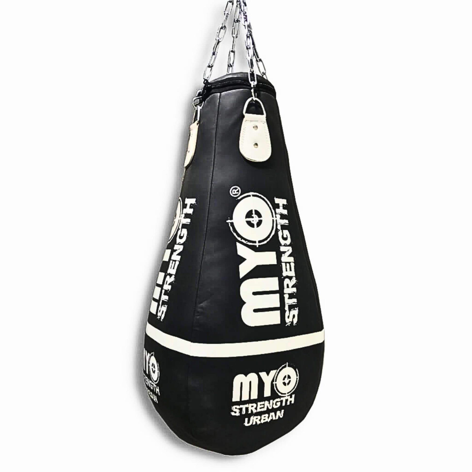 Myo Strength Punch Bag – 3.5ft Leather Upper Cut - Flexyourgym