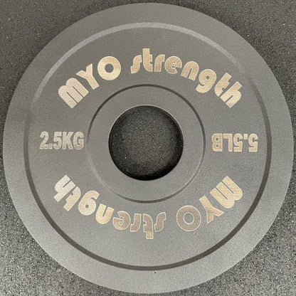 Myo Strength Steel Calibrated Plates - Black