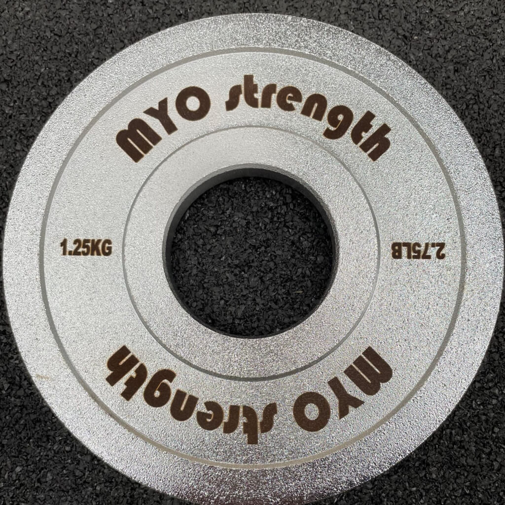 Myo Strength Steel Calibrated Plates - Silver