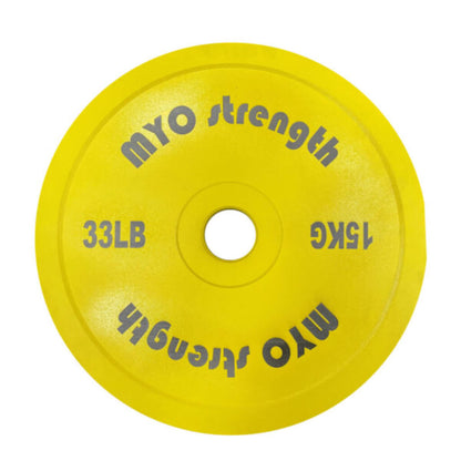 Myo Strength Steel Calibrated Plates - Yellow