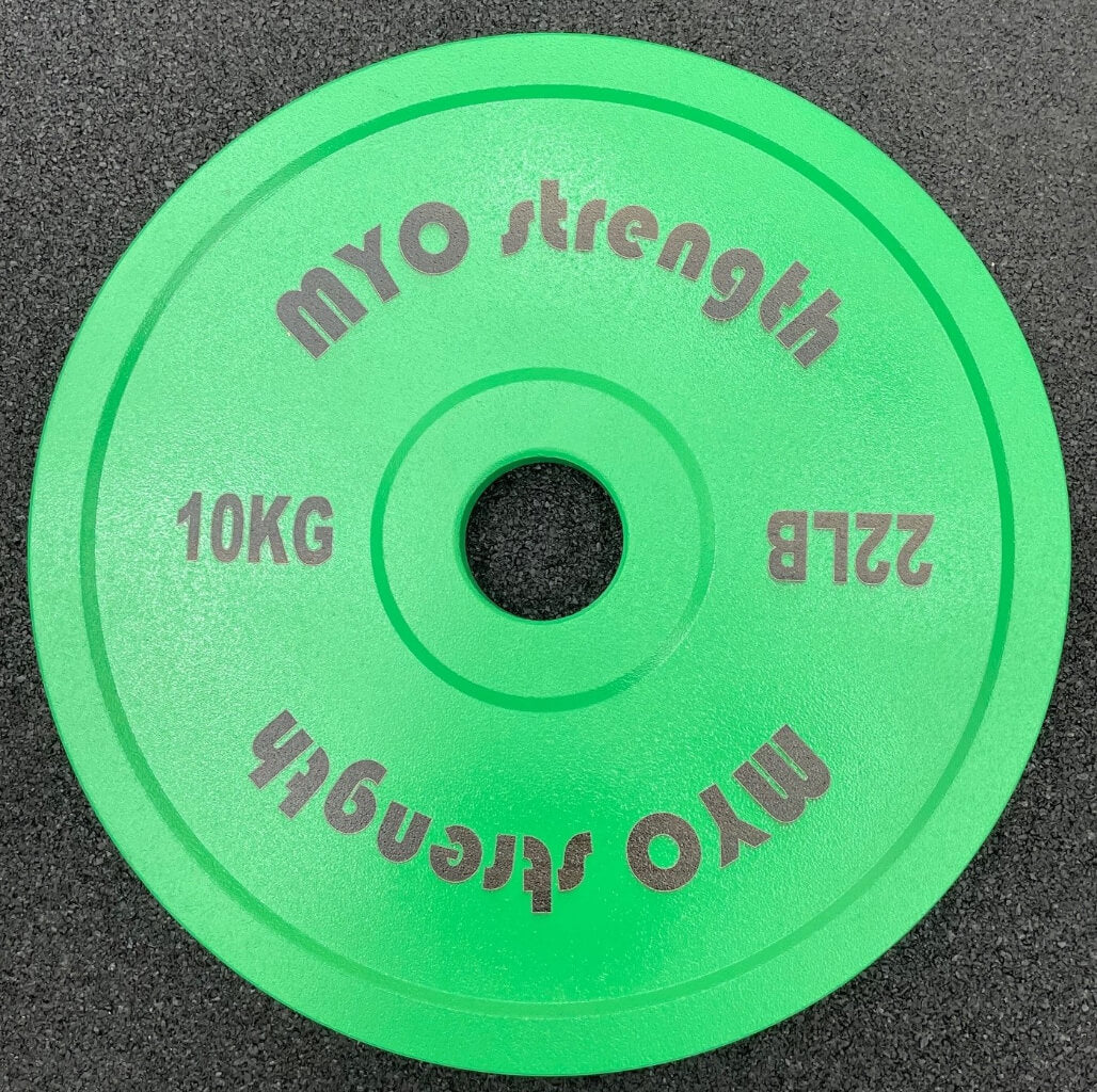 Myo Strength Steel Calibrated Plates - green