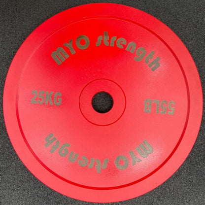 Myo Strength Steel Calibrated Plates - Red