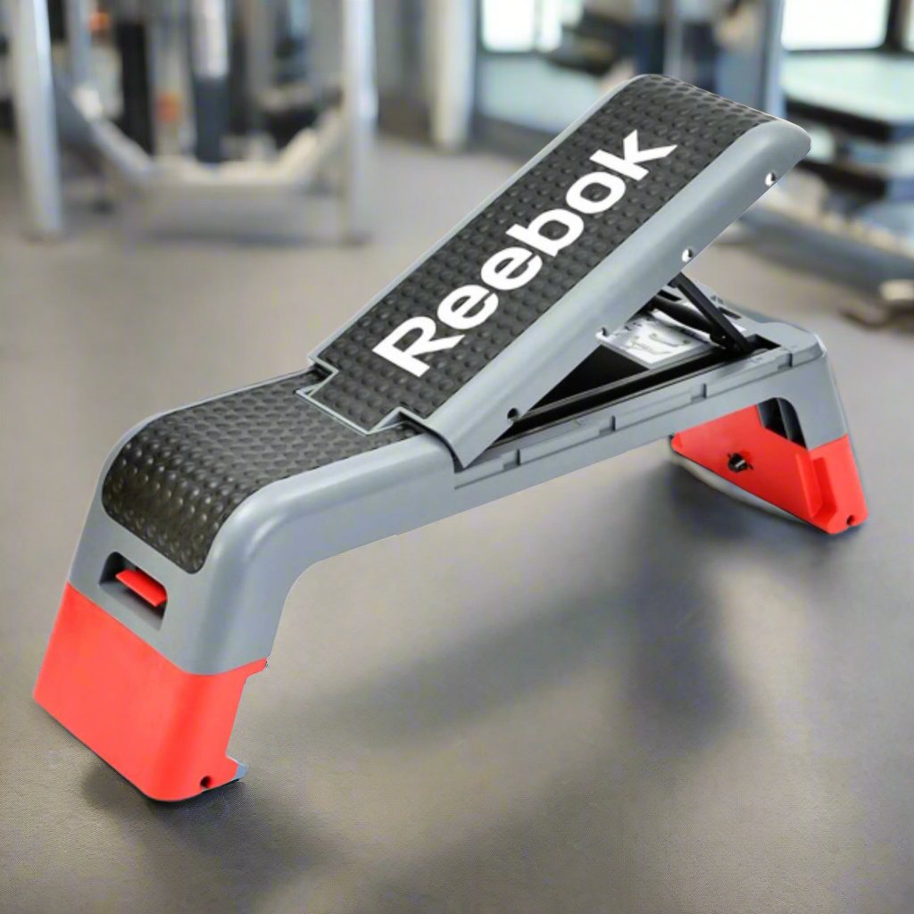 Reebok Deck Fitness Step home gym setting