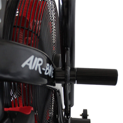 TornadoAirBike - close view of the frame in black